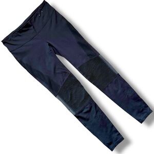 Gap Fit Gfast Black Mid-Rise Moto Leggings Size Small